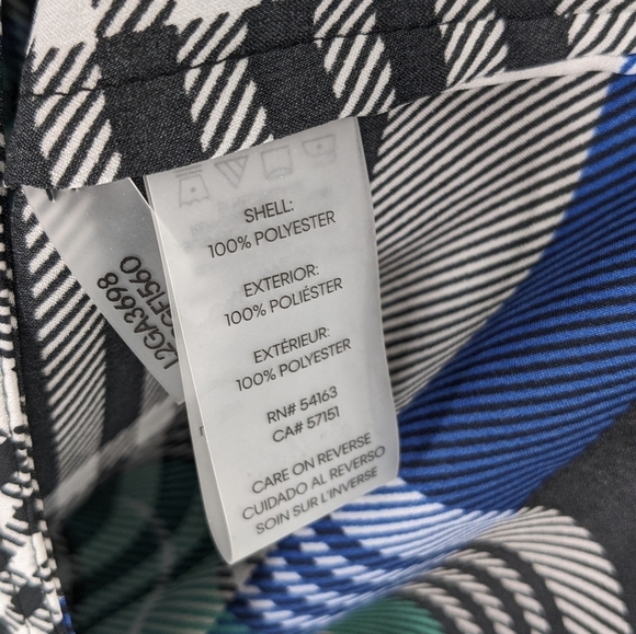 Karl Lagerfeld Long Sleeve Top Blouse Button Down M - Picture 9 of 9